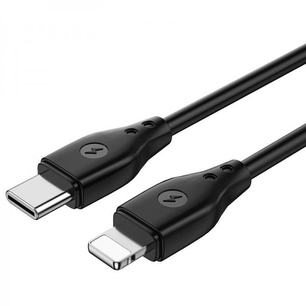 Кабель WIWU Pioneer Series Cable, 30W (Wi-C002) USB-C to Lightning 1м, Black