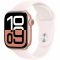 Apple Watch Series 10 GPS 42mm Rose Gold Aluminum Case with Light Blush Sport Band M/L MWWJ3