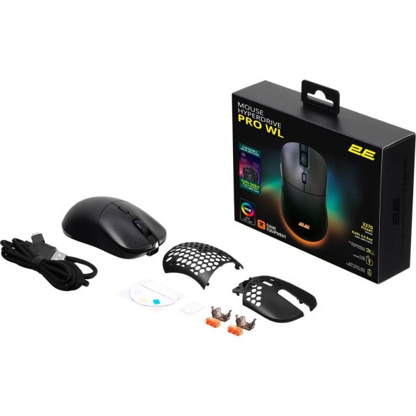 Миша 2E Gaming HyperDrive Pro RGB Wireless (2E-MGHDPR-WL-BK)