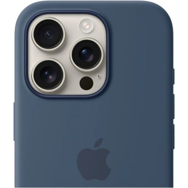 Чехол iPhone 16 Pro Silicone Case with MagSafe /denim/